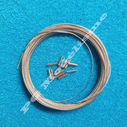 Braided rigging cable